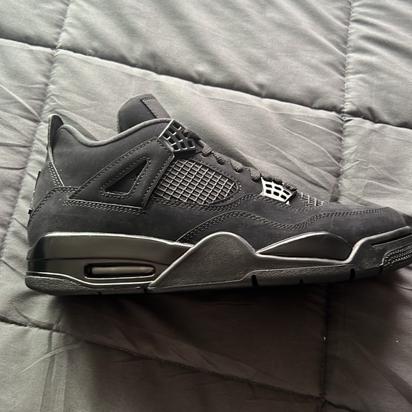 COPY - BRAND NEW JORDAN 4S BLACK CATS / SIZE 9.5 /ALL BLACK / SAME DAY SHIPPING - Picture 7 of 9